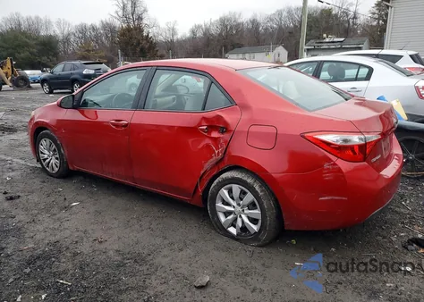 2014 Toyota Corolla L z USA, uszkodzony, nr VIN 5YFBURHE4EP080756